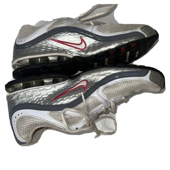 Nike Womens Reax Run 5 407987-116 White Gray Running Shoes Sneakers Size 9 FLAW - Picture 8 of 11